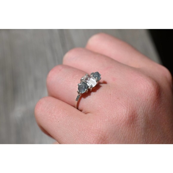 Montana sapphire ring, alternative engagement rings size 3 4 5 6 7 8 9 1… - Picture 6 of 6